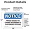 Signmission Prices Subject To Change According To Customer'S, 18 in W x Rectangle, Vinyl Decal OS-2PACK-NS-D-1218-L-17798 - alternate 4